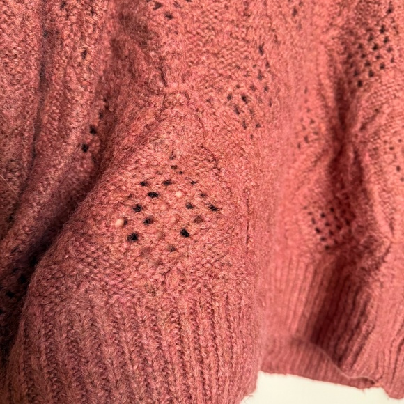 Madewell Pointelle Balloon-Sleeve Pullover Sweater size S - Picture 8 of 10